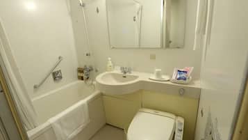 Hair dryer, towels