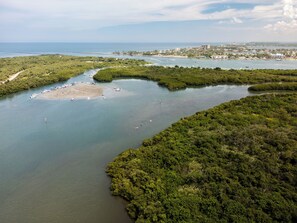 Vista a la playa o al mar