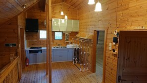 Fridge, microwave, stovetop, cookware/dishes/utensils - A rental villa with a natural hot spring openair - Jogasaki Kaigan Suspension Bridge House / Ito Shizuoka (Ito)