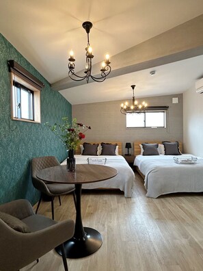 3 soverom, skrivebord, strykejern/-brett og wi-fi (inkludert)