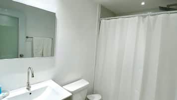 Towels, soap, toilet paper