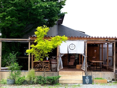 Terrace/patio. Renewal Open urbans camp fuji BBQ available on / Fujiyoshida Yamanashi