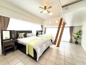 2 chambres, bureau, fer et planche à repasser, Wi-Fi gratuit