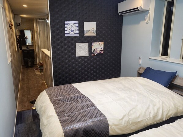1 bedroom, desk, free WiFi, bed sheets - 729 nights weekly plan Longterm stay in a styl / Shima Mie (Shima)