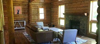 Hudson Valley, Rhinbeck, pristine log home with over 8 acres of land!  