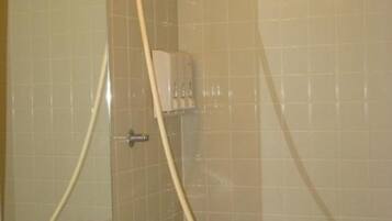 Hair dryer, towels