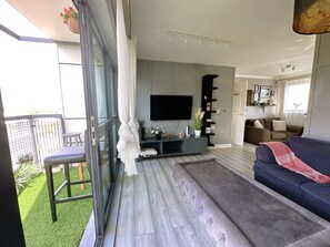 Living area - Luxury 2 BR Flat in Canary Wharf

 (London)