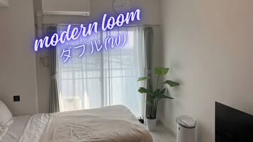 1 habitación, escritorio, wifi gratis y ropa de cama