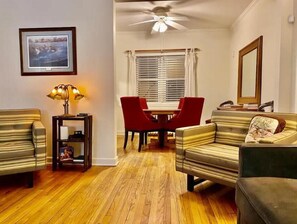 TV, offices - Uptown Park & Lake Views Close to Everything! (Minneapolis)