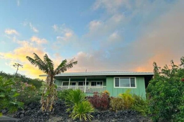 Exterior - Peaceful Big Island Homebase with Coastline Views
 (Naalehu)