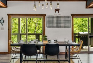 Family Cabin | Dining room - Escape to Elegance by Ghosal Luxury Lodging (Sevierville)