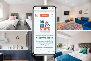 4 間睡房、熨斗/熨衫板、免費 Wi-Fi、床單