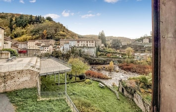 Vue depuis lâhĂ©bergement