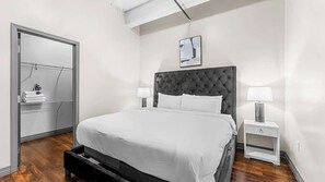 2 bedrooms, iron/ironing board, travel crib, WiFi