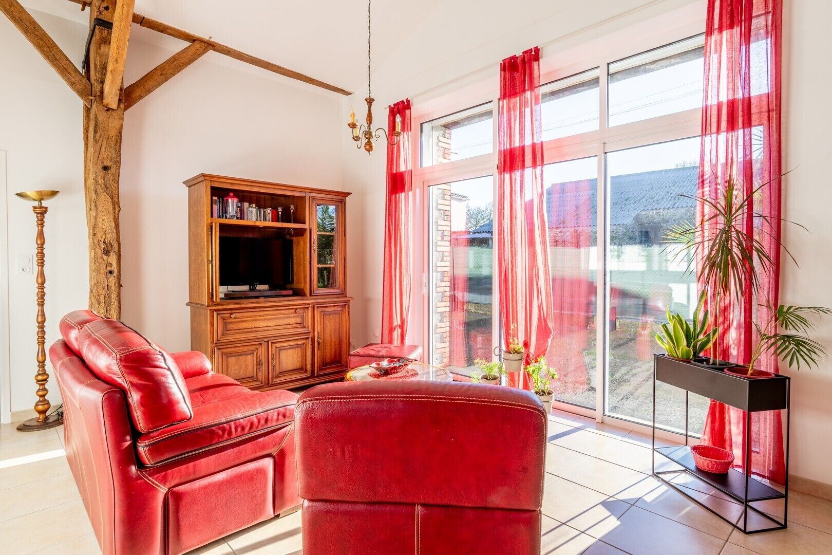 TV, DVD player, stereo