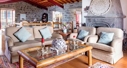 Casa de vacaciones 'Ponta Da Amora' con vistas al mar, Wi-Fi y aire acondicionado