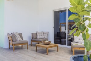 Terrace/patio - Luxury Villa Marcos - Large Private Pool - Modern - Bohemian-Style - Relaxed (Noord)