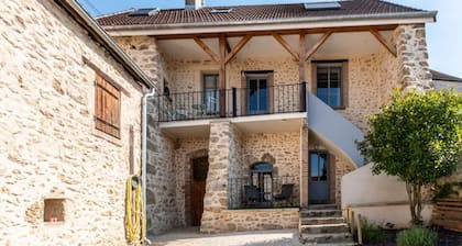 Casa de vacaciones 'Gîte La Voisine' con terraza privada, Wi-Fi y aire acondicionado