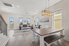 Interior - Beach Across Street | Modern New Home with Decks & Pond (Galveston)