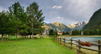 Holiday Apartment "La Tua Casa A Brusson" with Mountain View & Shared Garden