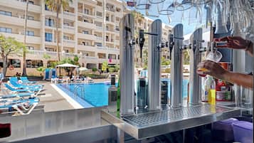 Una piscina riscaldata