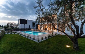 Una piscina riscaldata