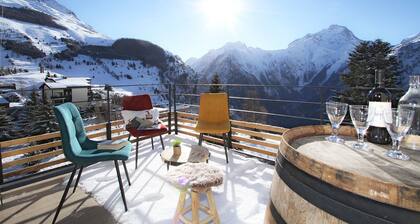 Superbe vue sur le glacier Muzelle | T3 + navette