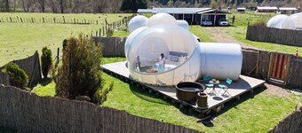 "Immerse in luxury under the stars at our bubble hotel “Open Sky Bubble Hotel”