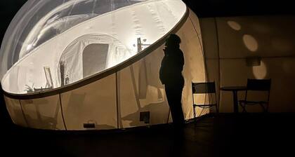 "Immerse in luxury under the stars at our bubble hotel “Open Sky Bubble Hotel”