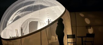 "Immerse in luxury under the stars at our bubble hotel “Open Sky Bubble Hotel”
