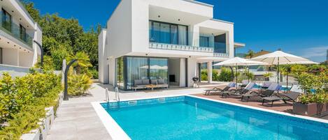 Una piscina riscaldata