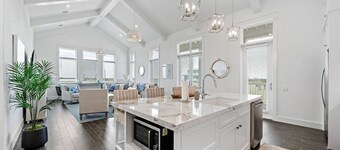 Modern Beach Home with Stunning West Bay Views