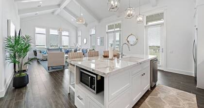 Modern Beach Home with Stunning West Bay Views