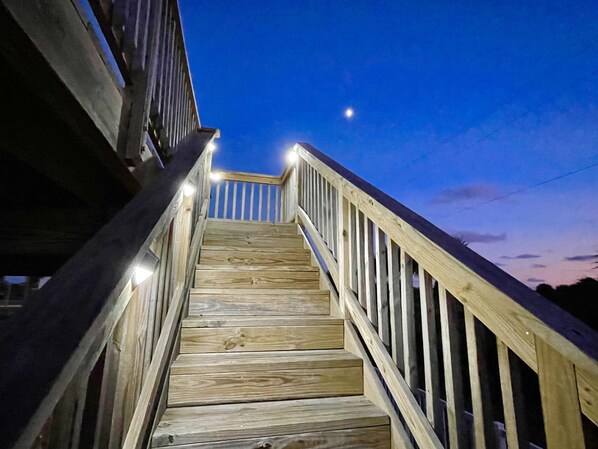 Property grounds - Bayside home on nature preserve, with unobstructed views of gorgeous sunset.   (Galveston)