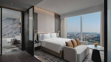 Suite, 1 Bedroom | In-room safe, blackout drapes, iron/ironing board, free WiFi