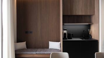 Executive suite | Luxe beddengoed, donsdekens, bedden met traagschuimmatrassen