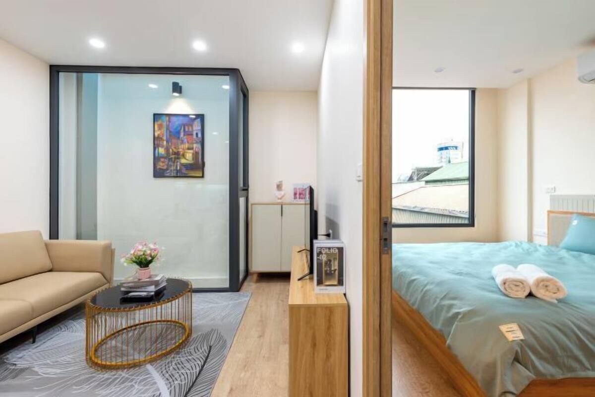 1 chambre, chambres insonorisées, Wi-Fi gratuit, draps fournis