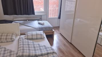 2 bedrooms, iron/ironing board, travel crib, free WiFi