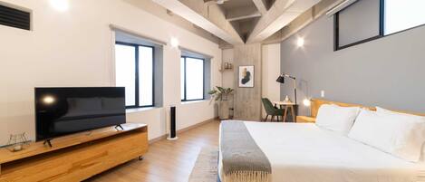 1 sovrum, strykjärn/strykbräda, wi-fi och sängkläder