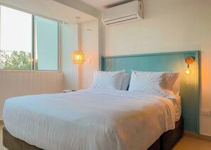 2 bedrooms, iron/ironing board, WiFi, bed sheets - w*| Spectacular 2BR w/ Balcony n AC in Bocagrande (Cartagena de Indias)