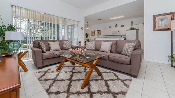 TV - Relaxing 5 Bed Pool Home with Game Room-7730CS (Kissimmee)