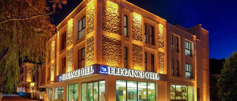 Front of property - evening/night