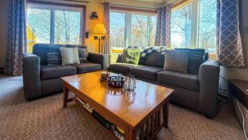 TV, fireplace, DVD player