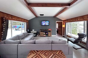 TV, DVD player - Camp Koie - A Northwoods Basecamp (Presque Isle)