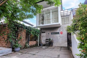 Majoituspaikan julkisivu