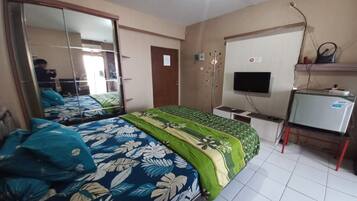 Kamar Double Deluks | Meja kerja, Wi-Fi gratis, dan seprai linen