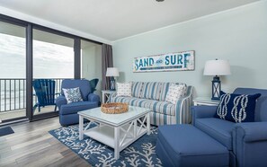 Living area - Island Winds West 872 2 Bedroom Condo by Redawning (Gulf Shores)