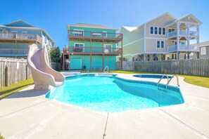 Pool - South Shore Sea Esta - 5 BR Second Row Home - Pool & Kiddie Pool (Surf City)