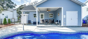 Serene Oak Island Home w/ Private Saltwater Pool!