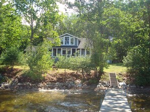 Exterior - Traditional Maine Cabin, Bunk House, and Guest House on Sebago Lake! (Raymond)